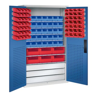 C+P Armoire à dossiers Série 13, 1950x1100x535mm, 7035/5010