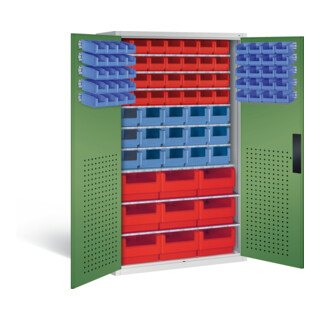 C+P Armoire à dossiers Série 13, 1950x1100x535mm, 7035/6011