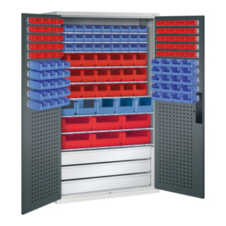 C+P Armoire à dossiers Série 13, 1950x1100x535mm, 7035/7016