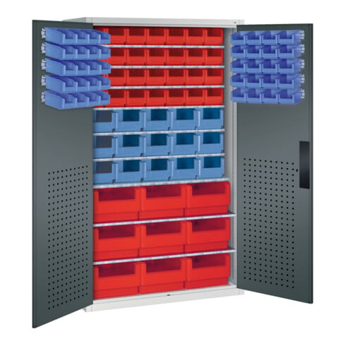 C+P Armoire à dossiers Série 13, 1950x1100x535mm, 7035/7016