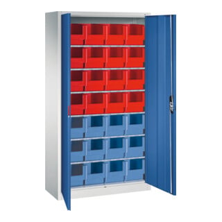 C+P Armoire à dossiers série 13, 1980x1000x420mm, 7035/5010