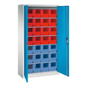 C+P Armoire à dossiers série 13, 1980x1000x420mm, 7035/5012