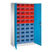 C+P Armoire à dossiers Série 13, 1980x1000x420mm, 7035/5012