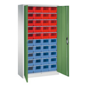 C+P Armoire à dossiers Série 13, 1980x1000x420mm, 7035/6011