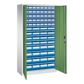 C+P Armoire à dossiers Série 13, 1980x1000x420mm, 7035/6011