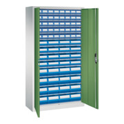 C+P Armoire à dossiers Série 13, 1980x1000x420mm, 7035/6011
