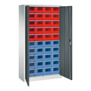 C+P Armoire à dossiers Série 13, 1980x1000x420mm, 7035/7016