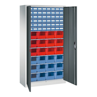 C+P Armoire à dossiers série 13, 1980x1000x420mm, 7035/7016