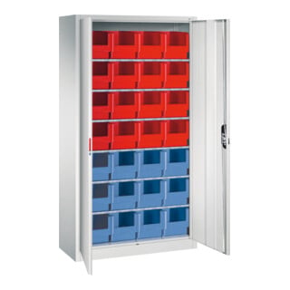 C+P Armoire à dossiers série 13, 1980x1000x420mm, 7035/7035