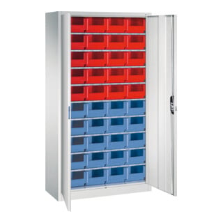 C+P Armoire à dossiers série 13, 1980x1000x420mm, 7035/7035