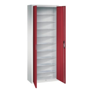 C+P Armoire à dossiers Série 13, 1980x700x300mm, 7035/3003