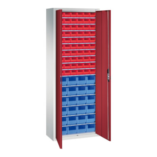 C+P Armoire à dossiers Série 13, 1980x700x300mm, 7035/3003