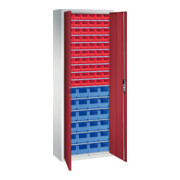 C+P Armoire à dossiers Série 13, 1980x700x300mm, 7035/3003