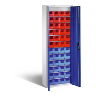 C+P Armoire à dossiers Série 13, 1980x700x300mm, 7035/5010