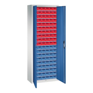 C+P Armoire à dossiers série 13, 1980x700x300mm, 7035/5010