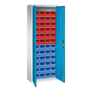 C+P Armoire à dossiers Série 13, 1980x700x300mm, 7035/5012