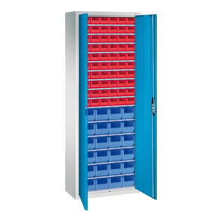 C+P Armoire à dossiers série 13, 1980x700x300mm, 7035/5012
