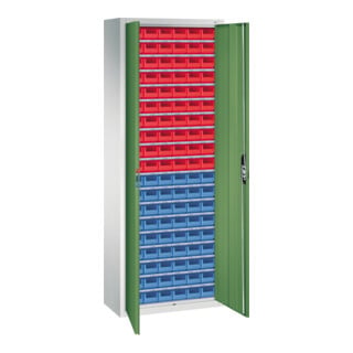 C+P Armoire à dossiers série 13, 1980x700x300mm, 7035/6011