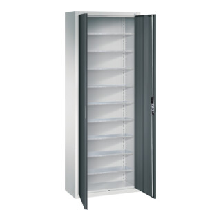 C+P Armoire à dossiers Série 13, 1980x700x300mm, 7035/7016