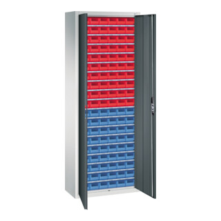 C+P Armoire à dossiers Série 13, 1980x700x300mm, 7035/7016