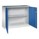 C+P Armoire à outils Acurado, 1000x1200x400mm, 7035/5010-1