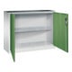 C+P Armoire à outils Acurado, 1000x1200x400mm, 7035/6011-1