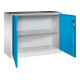 C+P Armoire à outils Acurado, 1000x1200x500 mm, 7035/5012-1
