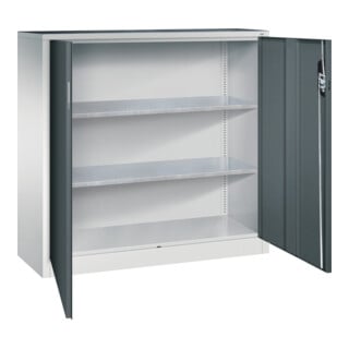 C+P Armoire à outils Acurado, 1200x1200x400 mm, 7035/7016