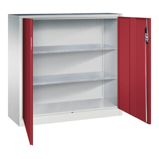 C+P Armoire à outils Acurado, 1200x1200x400mm, 7035/3003