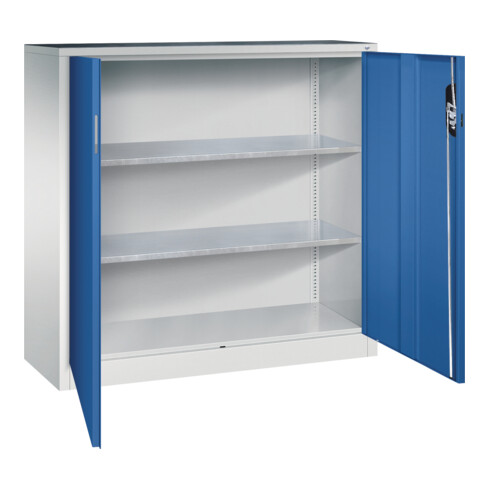 C+P Armoire à outils Acurado, 1200x1200x400mm, 7035/5010