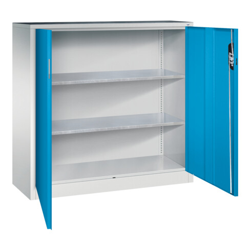 C+P Armoire à outils Acurado, 1200x1200x400mm, 7035/5012