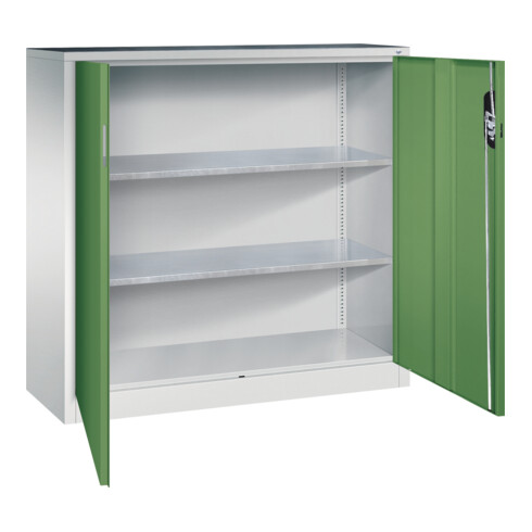 C+P Armoire à outils Acurado, 1200x1200x400mm, 7035/6011