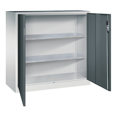 C+P Armoire à outils Acurado, 1200x1200x500mm, 7035/7016