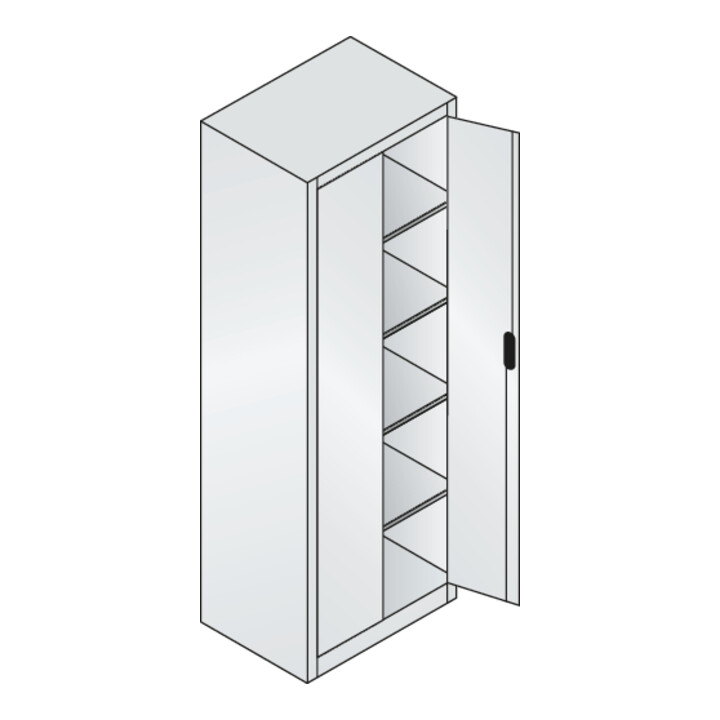 C+P Armoire à outils Acurado 1950 x 700 x 500 mm 7035/7035