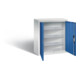 C+P Armoire à outils murale Acurado, 830x700x300mm, 7035/5010-1