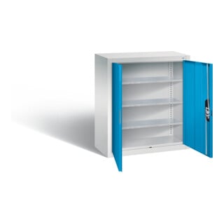 C+P Armoire à outils murale Acurado, 830x700x300mm, 7035/5012