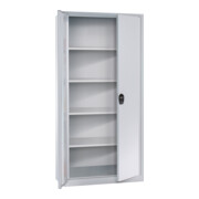 C+P Armoire à portes battantes Bureau Basis PLUS, 1950x930x400mm, 7035/7035