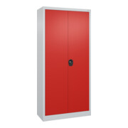 C+P Armoire à portes battantes de bureau Basis PLUS, 1950x930x400mm, 7035/3020-2