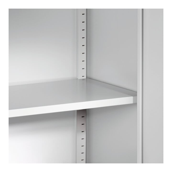 C+P Armoire à portes battantes de bureau Basis PLUS, 1950x930x400mm, 7035/3020