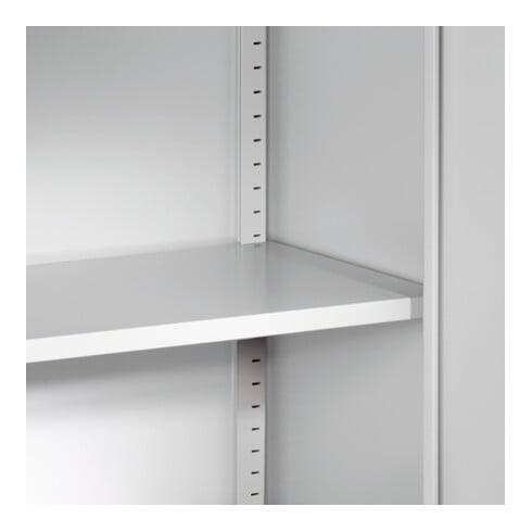 C+P Armoire à portes battantes de bureau Basis PLUS, 1950x930x400mm, 7035/7016