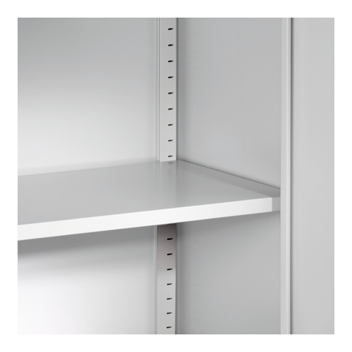 C+P Armoire à portes battantes de bureau Basis PLUS, 1950x930x400mm, 7035/7016
