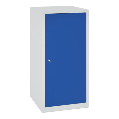 C+P Armoire à portes battantes en acier Série 89, H1000xL100xP500mm, 7035/5010