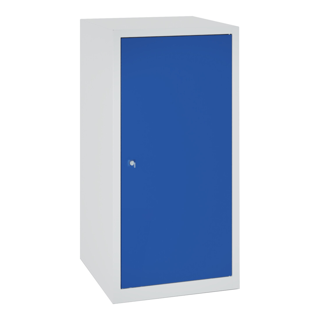 C+P Armoire à portes battantes en acier Série 89, H1000xL100xP500mm, 7035/5010