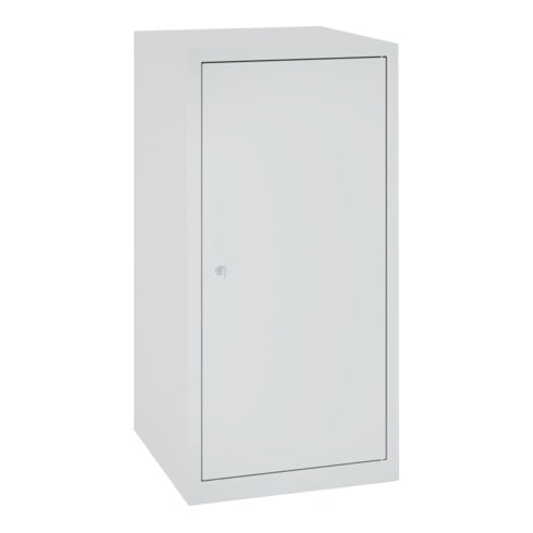 C+P Armoire à portes battantes en acier Série 89, H1000xL100xP500mm, 7035/7035