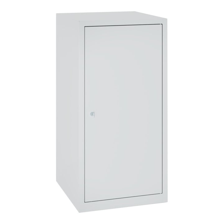 C+P Armoire à portes battantes en acier Série 89, H1000xL100xP500mm, 7035/7035