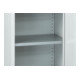 C+P Armoire à portes battantes en acier Série 89, H1000xL100xP500mm, 7035/7035-5