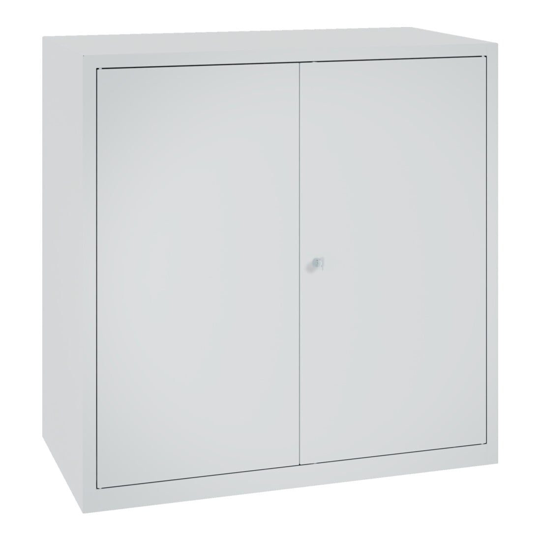 C+P Armoire à portes battantes en acier Série 89, H1000xL100xP500mm, 7035/7035