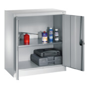 C+P Armoire à portes battantes Série 13, H1000xL935xP400mm, 7035/7035