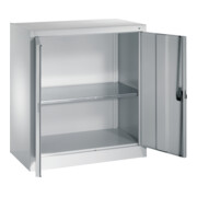 C+P Armoire à portes battantes Série 13, H1000xL935xP400mm, 7035/7035-2