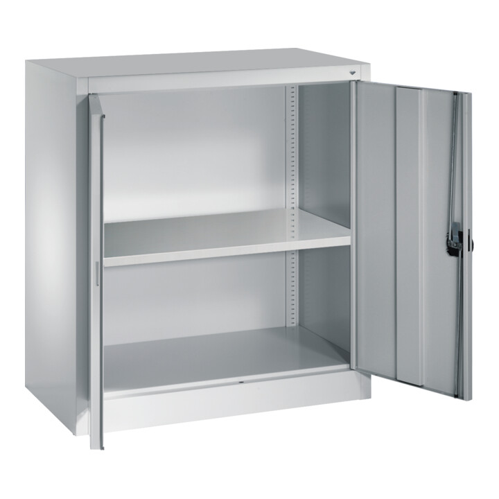 C+P Armoire à portes battantes Série 13, H1000xL935xP400mm, 7035/7035